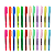 Kit 24 Marca Texto Masterprint (12 Neon + 12 pastel) - Imagem 1