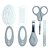 Kit Higiene de Bebê 5 Peças Pimpolho Cor:Cinza - Imagem 1