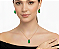 Conjunto de gota zircônia verde esmeralda (BANHADO A OURO 18K) - Imagem 2