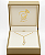 Colar gravatinha com ponto de luz gota (BANHADO A OURO 18k) - Imagem 4