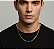 Corrente masculina com elos retangular (BANHADO A OURO 18k) - Imagem 2