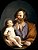São José e o Menino Jesus - Guercino - Imagem 1