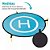 Landing Pad Pista De Pouso Decolagem Heliponto 75cm P/ Drone Azul E Laranja - Imagem 4