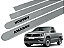 Jogo Friso Lateral Volkswagen Amarok CS 10/.. Ponta Redonda com Grafia - Tiger - Imagem 1