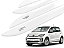 Jogo Friso Lateral Volkswagen Up 4p 14/.. Ponta Facão com Grafia Cromada - Tiger - Imagem 1