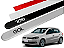 Jogo Friso Lateral Volkswagen Gol G6 G7 2P 13/.. Ponta Redonda com Grafia - Tiger - Imagem 1