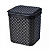Lixeira de Pia Rattan Preta com Tampa 5 Litros Arqplast - Imagem 1