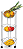Fruteira Tripla Copacabana Cromo Niquelart - Imagem 1