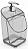 Porta Detergente Dispenser Transparente Uz - Imagem 1