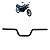 GUIDÃO MODELO ORIGINAL PARA CBX 200 STRADA PRETO - Imagem 1