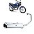 ESCAPAMENTO ESCAPE YBR 125 03/08 MODELO ORIGINAL CROMADO - Imagem 1