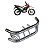 PROTETOR DM STEEL NXR BROS 125-150-160 03/21 CROMADO - Imagem 1