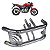 PROTETOR DM STEEL CB300 09/15 CROMADO - Imagem 1
