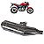 PONTEIRA CB 300 R 09/15 MODELO ORIGINAL CROMADO SEM PROTETOR - Imagem 1