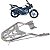 BAGAGEIRO VISION FACTOR 150 2016 EM DIANTE CURTO CROM. - Imagem 1