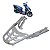 BAGAGEIRO VISION ELITE 125 2019 EM DIANTE REFOR. PRATA - Imagem 1
