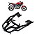 BAGAGEIRO CB300 R 2009 A 2015 REFORÇADO CURTO PRETO - Imagem 7