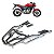 BAGAGEIRO CB300 R 2009 A 2015 REFORÇADO CURTO CROMADO - Imagem 8