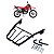 BAGAGEIRO TREF. XR 250 TORNADO 01/08 CURTO PRETO - Imagem 1