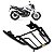 BAGAGEIRO TREF. FAZER 250 05/17 CURTO PRETO - Imagem 1