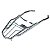 BAGAGEIRO CG TITAN 150 FAN 125-150 09/13 REFOR LONGO CROMADO - Imagem 2