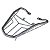 BAGAGEIRO TREF CG TITAN 150 14/15 FAN 125-150-160 2014 CURTO CROM - Imagem 2
