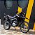 PROTETOR DE CARENAGEM PARA BROS 160 2025 EM DIANTE COM PEDALEIRA PRETO FOSCO - Imagem 3