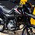 PROTETOR DE CARENAGEM PARA BROS 160 2025 EM DIANTE COM PEDALEIRA PRETO FOSCO - Imagem 5