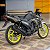 PROTETOR DE CARENAGEM FACTOR 150 2025 COM PEDALEIRA PRETO MA - Imagem 9