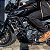 PROTETOR DE CARENAGEM DEFENSOR MT 03 2017 A 2026 PRETO FOSCO - Imagem 9