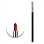 O105 - Pincel Delineador Day Makeup - Imagem 1