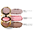 Oceane nt 3 to go palette trio sombras dazzle - Imagem 1