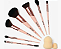 Kit com 7 pinceis p/ maquiagem macrilan - Imagem 2