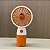 Mini Ventilador Portátil Mini Handheld Fan Laranja Cenoura - Imagem 1