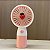 Mini Ventilador Portátil Mini Handheld Fan Rosa Morango - Imagem 1