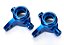 STEERING BLOCK ALUMINUM BLUE - Imagem 1