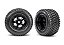 RODAS TRASEIRAS PRETAS FUNCO E PNEUS GRAVIX (2) - Imagem 1