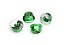 5 mm Green Aluminum Serrated Lock Nuts (4) - Imagem 1