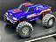 TRAXXAS X-MONSTER + BOLHA + KIT PARA CHOQUE + RODAS CROMADAS E PNEU BIGFOOT - Imagem 6