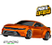 TRAXXAS 4-TEC DRIFT FORD MUSTANG 1/10 - ORANGE - Imagem 2