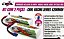 KIT 2 BATERIAS LIPO CNHL RACING SERIES 6200MAH 11.1V 3S 90C-EC5 - Imagem 1