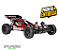 TRAXXAS BANDIT XL-5 COM BATERIA - VERMELHO - Imagem 1