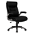 Cadeira de Escritório em PU e PVC Preto com Estrutura Ergonômica CADE-DO-HLC-0631L-12 - Imagem 1