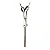 Tesoura para Tosa Profissional Tubarão 7.5" Chrome 440C Premium - Imagem 3