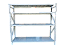 Prateleira Montante Mini Porta Pallets 2m X 2,2m Cinza 280kg total - Imagem 1