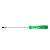 Chave de Fenda Cabo Plástico Verde 1/4" X 6" - Imagem 1