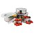 Conjunto de Tigelas de Inox com Tampa - 5 pecas - Imagem 3