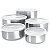 Conjunto de Tigelas de Inox com Tampa - 5 pecas - Imagem 6