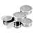 Conjunto de Tigelas de Inox com Tampa - 5 pecas - Imagem 4