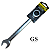 CHAVE COMBINADA CATRACADA 19MM CABECA FIXA - Imagem 1